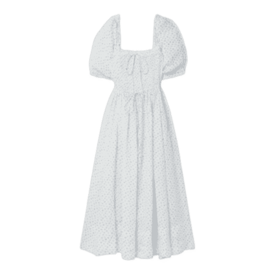 Siena Shirred Floral-Print Ramie Maxi Dress