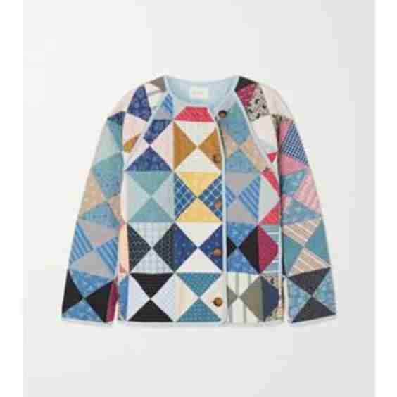 Sedona Patchwork Printed Quilted Organic Cotton Jacket