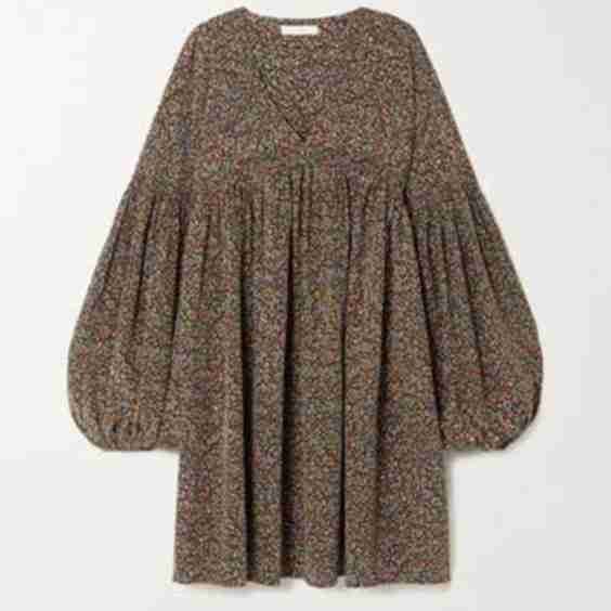 Pietra Paisley-Print Silk Crepe de Chine Mini Dress