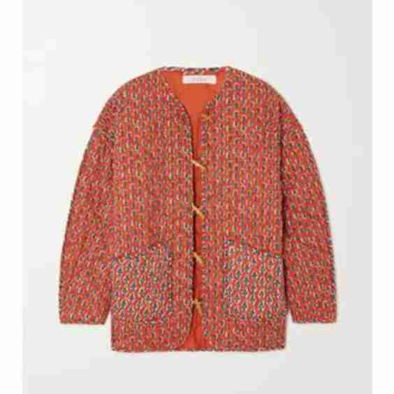 Tours Quilted Printed Organic Cotton Jacket