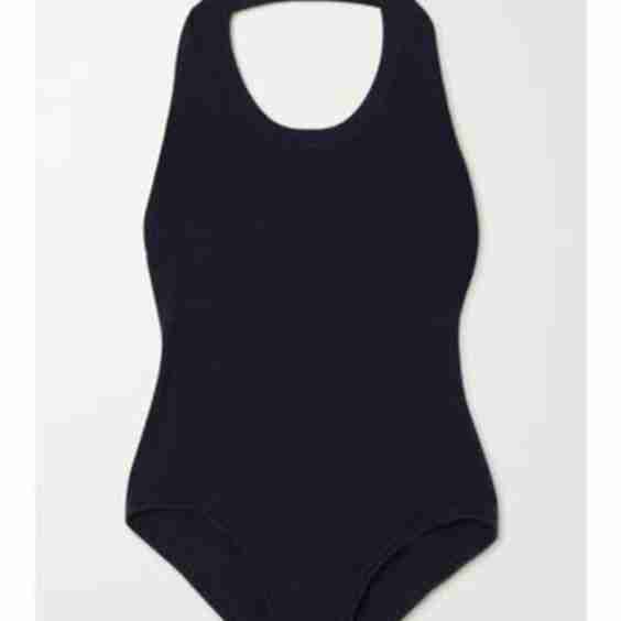 N°137 Swim Cashmere-Blend Halterneck Bodysuit