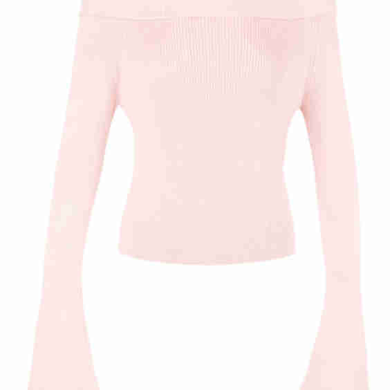 Soft Knit Off-Shoulder Top 