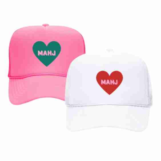 Mahjong Heart Trucker Hat