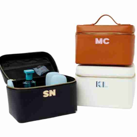 Shadow Monogram Leather Train Case