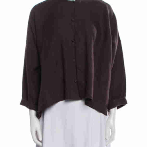 Cashmere Crew Neck Blouse