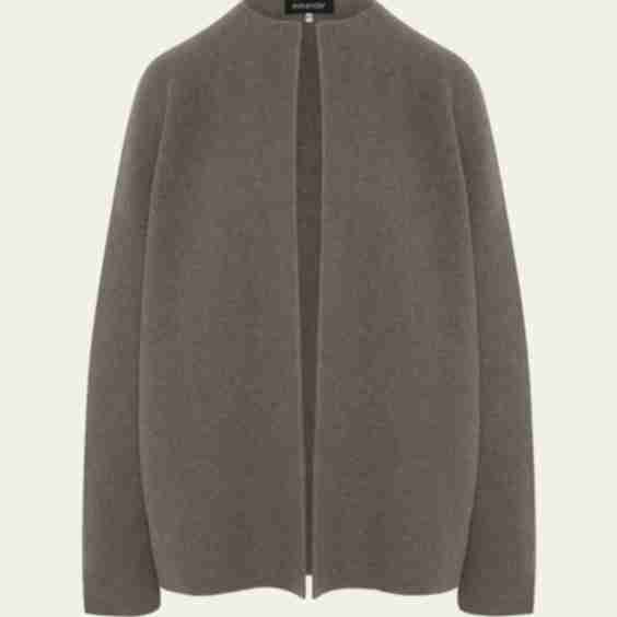 Cashmere Small Jacket Coat Cardigan - Short