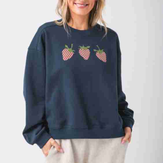 Strawberry Crewneck Sweatshirt