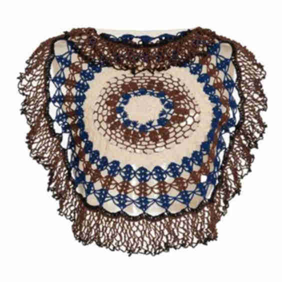 Conch Crocheted Cotton Crop Top