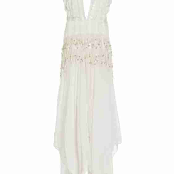Mona Studded Satin Dress