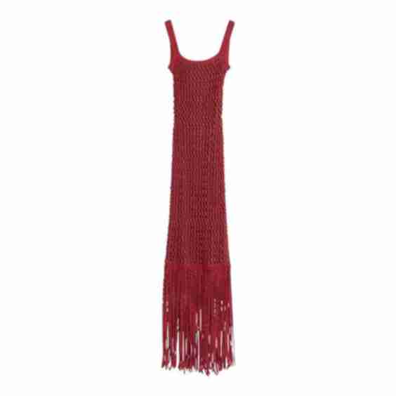 Gala Backless Crystal Mesh Gown