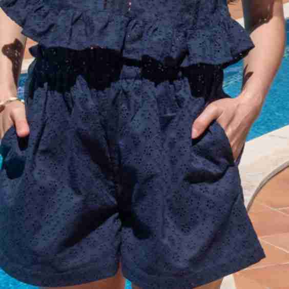 Olivia Shorts Navy Blue