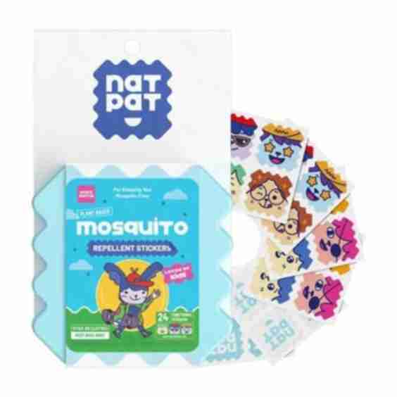 24ct "BuzzPatch" DEET‑Free Kids Mosquito Repellent Stickers