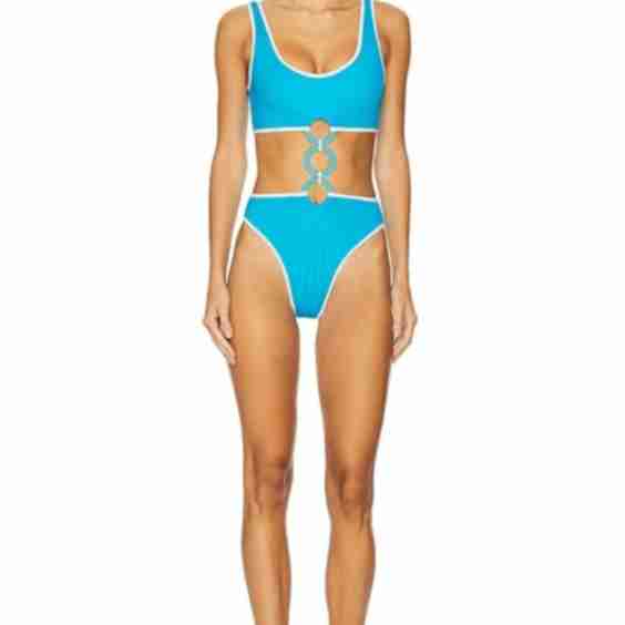 Saudade x REVOLVE Marine Trikini