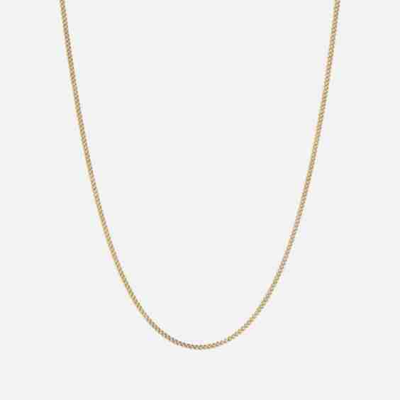 1.3mm Cuban Chain Necklace