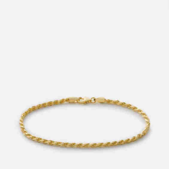 2.4mm Rope Chain Bracelet