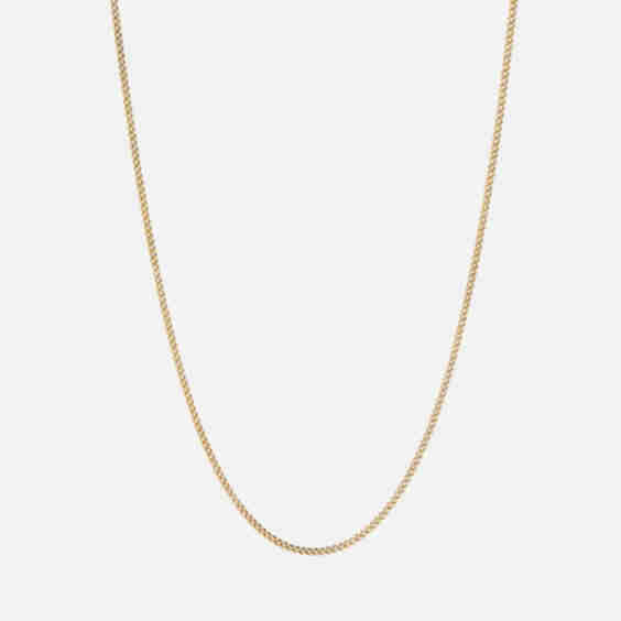 1.3mm Cuban Chain Necklace