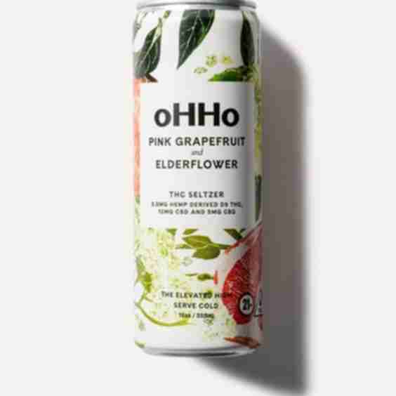 Pink Grapefruit And Elderflower Seltzer