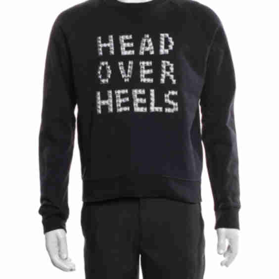 Graphic Print Crew Neck Sweatshirt