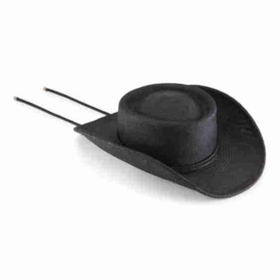 Onyx Panama Straw Cowboy Hat