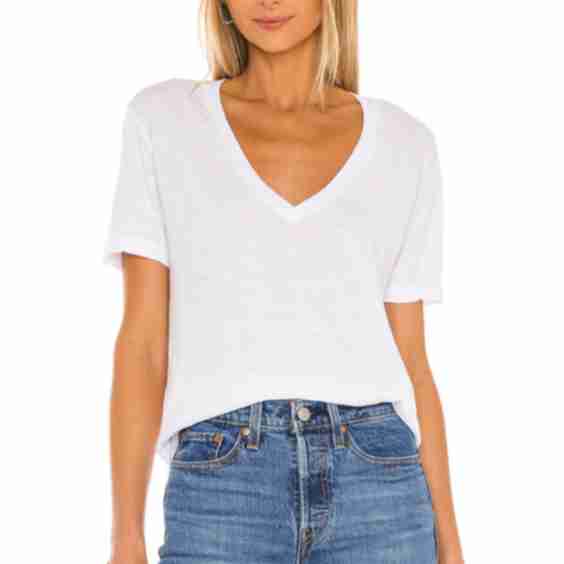 Oversized V Neck Tee