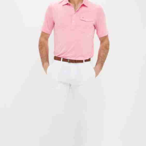 Strawberry Marg Heather Performance Sport Players Shirt