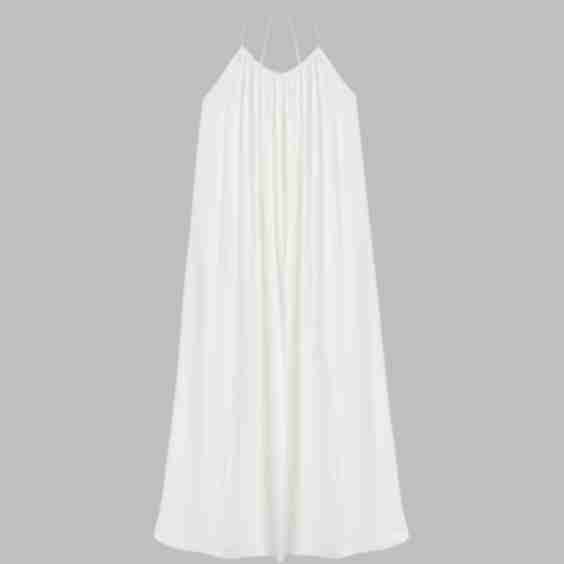 The Ecru Long Beach Dress