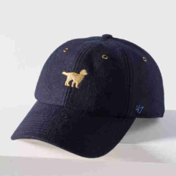 Dog Icon Wool Blend Baseball Cap