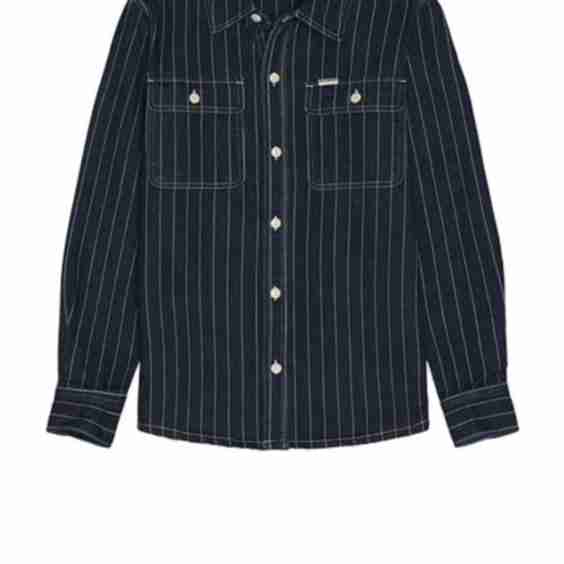 Vacay Stripe Denim Shirt