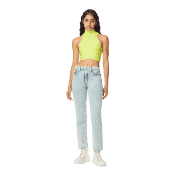 Halter High Neck Crop Top