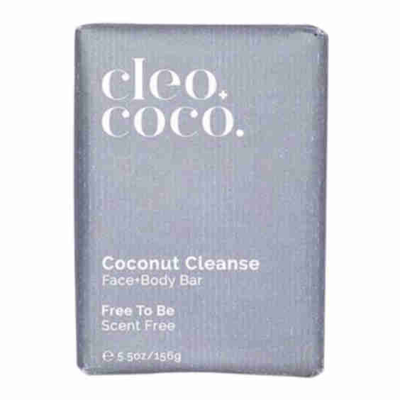 Coconut Cleanse Face + Body Bar - Free to Be Scent Free