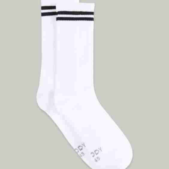 Striped Cushioned Crew Socks