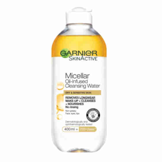 Skinactive Micellar Oil-Infused Cleansing Water & Makeup Remover - for Dry & Sensitive Skin