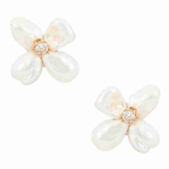 Flower Pearl Earrings