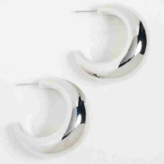 Tsuki Hoop Earrings
