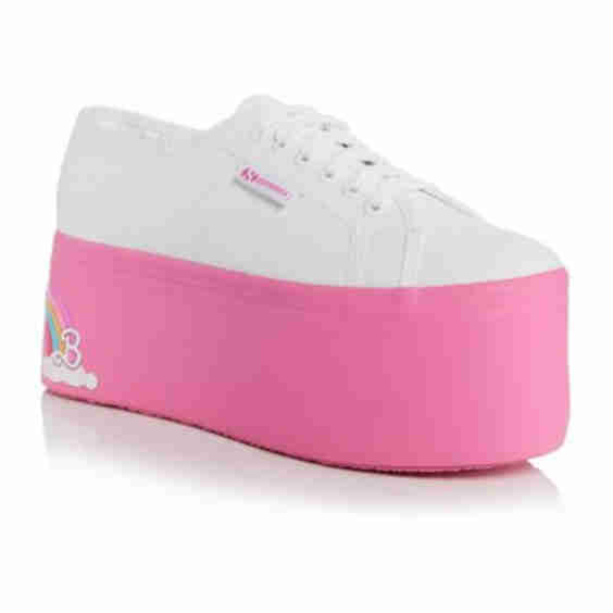 Superga x Barbie Rainbow Platform Sneaker