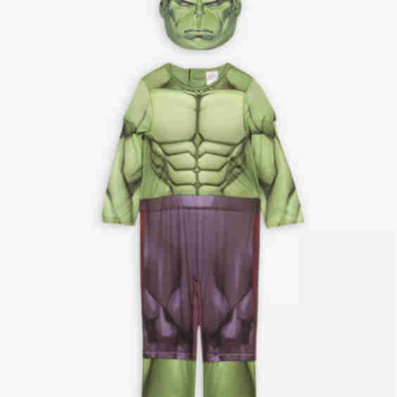 Disney Hulk Fancy Dress Costume 7-8 Years
