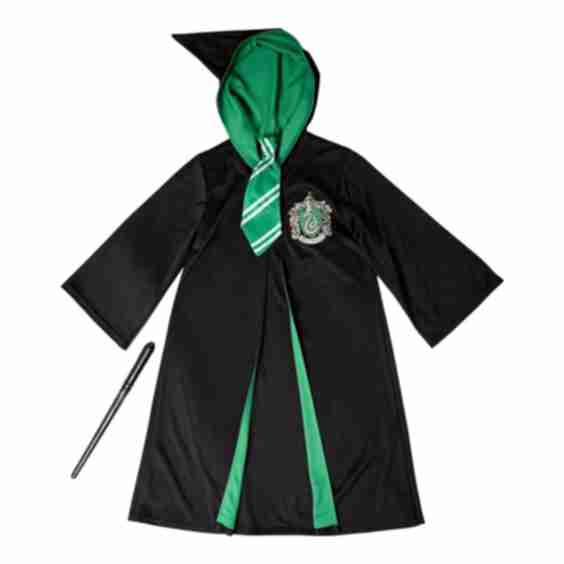 Slytherin House Embroidered Woven Hogwarts Costume 4-8 Years