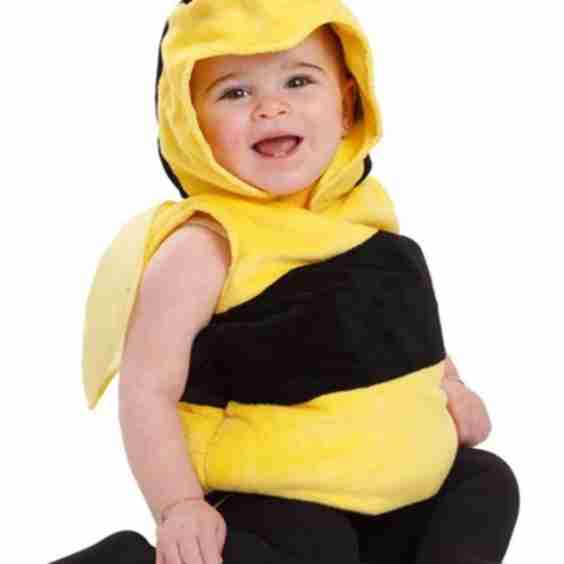Fuzzy Little Bee Costume