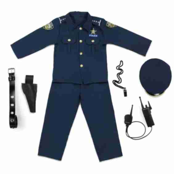 Police Officer Costume Set Kids