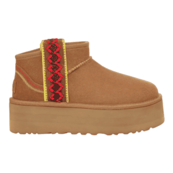 Ultra Mini Braid Platform Suede Classic Boots