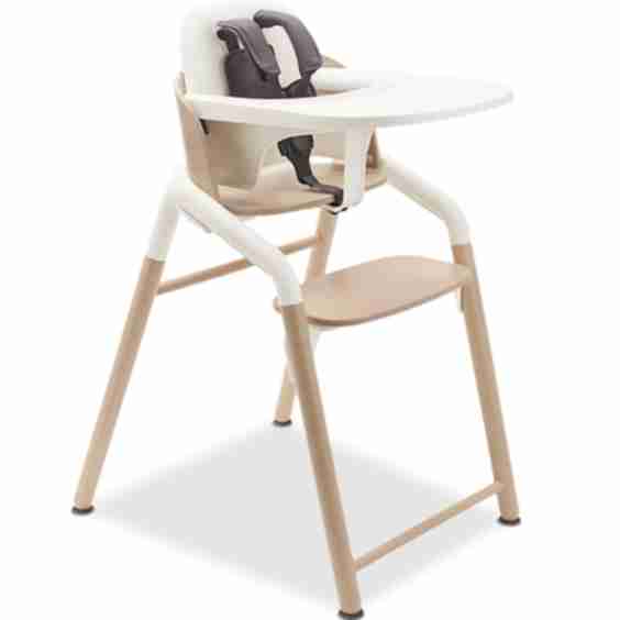 Giraffe Wood Baby High Chair Bundle