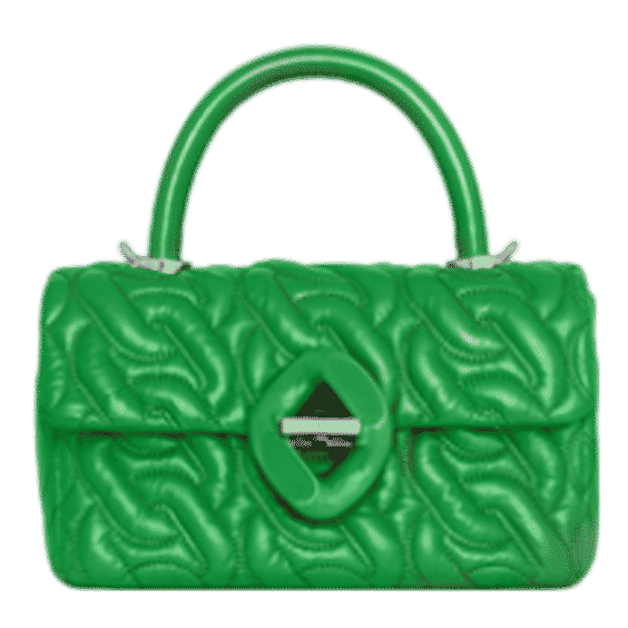 Top Handle Crossbody With Chain Quilt