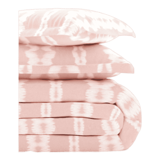 Blush Tie-Dye Duvet Cover Set