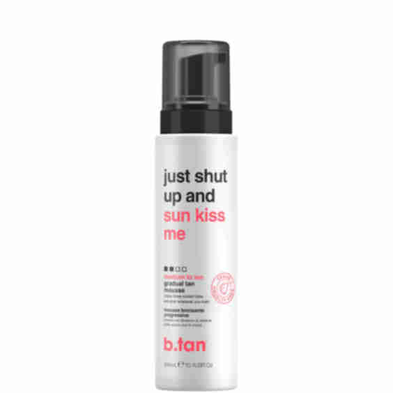 Just Shut Up and Sun Kiss Me Gradual Tan Mousse