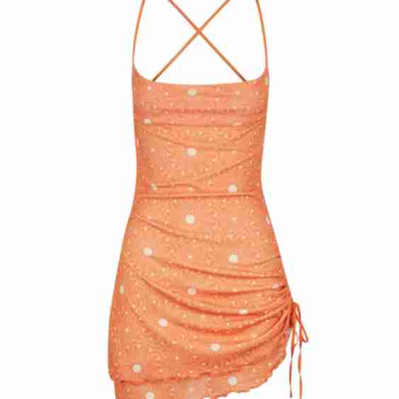 Carrie Drawstring Mini Dress