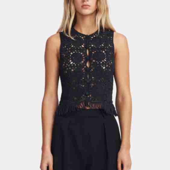 Patti Crochet Top