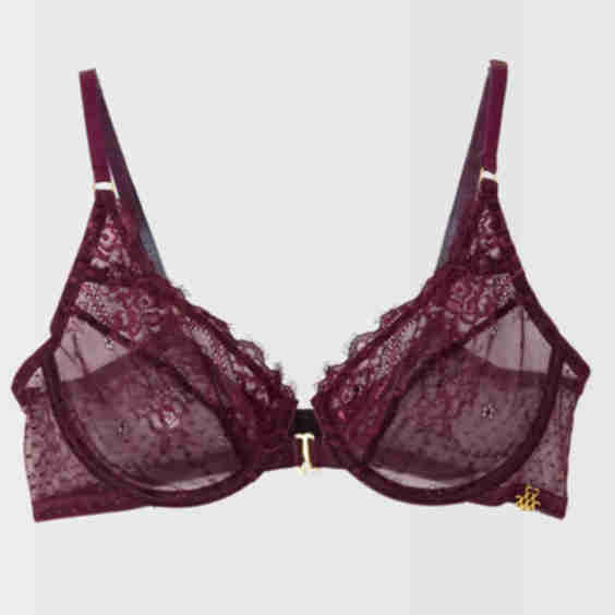 Eyelash Lace Underwire Balconette Bralette