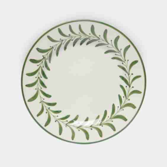 Helecho Hand-Painted Ceramic Dinner Plates (Set of 4)