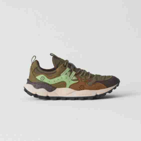 Yamano Kaiso Panelled Trainers