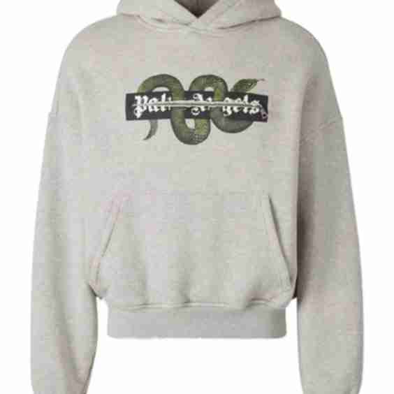 Palm Angels Kangaroo-Pockets Hoodie